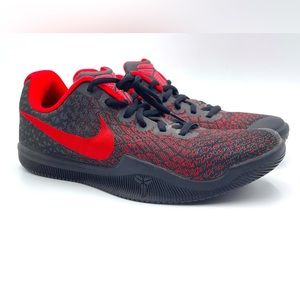 Nike Kobe Mamba Instinct Anthracite Mens Black Red Athletic Shoes Sz 7.5